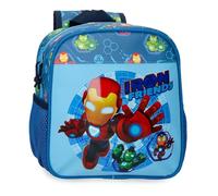 Joumma Marvel Iron Friends Sac à Dos pour crèche Bleu 23 x 25 x 10 cm Polyester 5,75 L