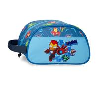 Joumma Marvel Iron Friends Trousse de Toilette Adaptable Bleu 24x14x10 cm Polyester 3,36L