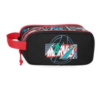 Marvel Joumma Shield Trousse Triple Noire 22 x 10 x 9 cm Polyester L, Noir, Trousse Triple