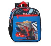 Joumma Marvel Spiderman Wall Crawler Sac à dos de promenade Noir 23 x 28 x 10 cm Polyester 6,44 L
