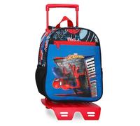Joumma Marvel Spiderman Wall Crawler Sac à Dos de Randonnée Noir 23x28x10 cm Polyester 6.44L