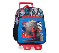 Joumma Marvel Spiderman Wall Crawler Sac à dos décontracté Noir 27 x 33 x 11 cm Polyester