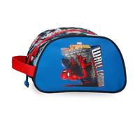 Joumma Marvel Spiderman Wall Crawler Trousse de Toilette Adaptable Noir 24x14x10 cm Polyester 3,36L