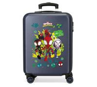 Joumma Marvel Spidey Dino-Webs Valise de Cabine Bleue 38 x 55 x 20 cm Rigide 2 kg Fermeture à Combinaison latérale ABS 2 kg 35 L Bagage à Main
