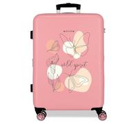 MOVOM Joumma Luggage Valise Moyenne Rose 48 x 68 x 26 cm Rigide 3 kg Fermeture à Combinaison latérale ABS 3 kg 56 LExtensible, Rose, Talla única, Valise Moyenne