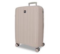 Joumma Roll Road Acadia Medium Champagne Valise 45x65x25 cm Rigide Polypropylène Cadenas à Combinaison Intégré 67L 3.4kg 4 Doubles Roues
