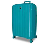 Joumma Roll Road Acadia Valise Moyenne Vert Turquoise 45x65x25 cm Rigide Polypropylène Cadenas à Combinaison Intégré 67L 3.4kg 4 Doubles Roues