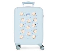 Joumma Roll Road Baby Pets Valise de Cabine Bleue 38 x 55 x 20 cm Rigide 2 kg Fermeture à Combinaison latérale ABS 2 kg 34 L Bagage à Main