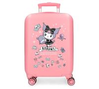 Joumma Sanrio Kuromi Fortune Telling Valise de Cabine Noire 33 x 50 x 20 cm Rigide 2,35 kg Fermeture à Combinaison latérale ABS 2,35 kg 33 L Bagage à Main