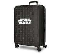 Joumma Star Wars Black Valise Moyenne Noire 48 x 65 x 27 cm Rigide 3,5 kg Fermeture TSA intégrée ABS 3,5 kg 72 L Extensible