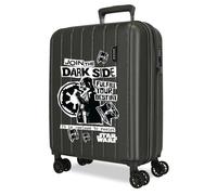 Joumma Star Wars Darth Vader Valise Cabine Anthracite 40x55x20 cm Rigide 2,8 kg Serrure TSA intégrée ABS 2,8 kg 37L Extensible Bagage Cabine