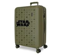 Joumma Star Wars Green Valise Moyenne Verte 48 x 65 x 27 cm Rigide 3,5 kg Fermeture TSA intégrée ABS 3,5 kg 72 L Extensible