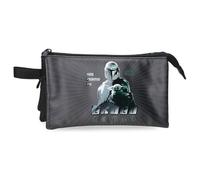 Joumma Star wars His Name is Grogu Trousse Triple Noir 22x12x5 cm PVC