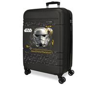 Joumma Star Wars Storm Trooper Valise Moyenne Noire 48 x 68 x 27 cm Rigide 3,86 kg Fermeture TSA ABS 3,86 kg 74 L Extensible