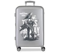 Joumma Star Wars The Mandalorian & Grogu Valise Moyenne Argenté 46 x 65 x 23 cm Rigide ABS Fermeture à Combinaison latérale 56 l 3,1 kg 4 Roues Doubles Extensible