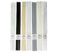 JOUNJIP Tiges de soudage en plastique - 7 types de plastique de soudure (PP PU, ABS, PE TPO PA PC), plastiques les plus courants - pour une utilisation avec kit de soudage en plastique JOUNJIP - Lot