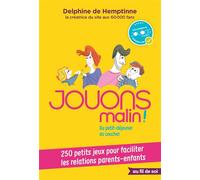 Jouons malin ! Du petit-déjeuner au coucher - Delphine de Hemptinne - De Boeck Supérieur - broché - Guide