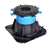 Jouplast Cleman - Lot de 20 Plots Réglable Standard H80-130 mm | Terrasse Dalle Béton, Pierre, Céramique | Double Réglage (Main + Clé) | Resistant | Base Carrée | Compatible Accessoires Cleman