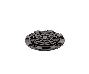 Jouplast Plot Terrasse Dalle Réglable 8/20 mm Noir Polypropylène (PP) 1 unité Carrée 18 mm 1 pièce