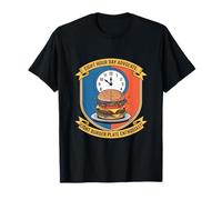 Jour de huit heures Fête du travail des amateurs de hamburgers T-Shirt