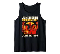 Jour de la Liberté, Mois de l'histoire des Noirs africains vintage du 17 juin Débardeur
