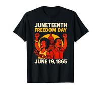 Jour de la Liberté, Mois de l'histoire des Noirs africains vintage du 17 juin T-Shirt