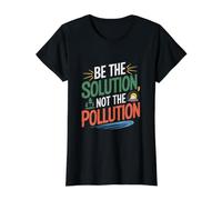 Jour de la Terre 2025 - Soyez la Solution, Pas la Pollution T-Shirt Graphique avec Valeur