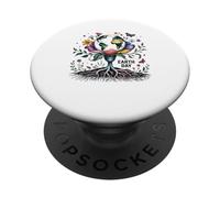 Jour de la Terre 2026 Racines botaniques Création de PopSockets PopGrip Adhésif