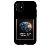 Jour de la Terre 22 Avril Vintage Globe Design Protect Our Planet Coque pour iPhone 11