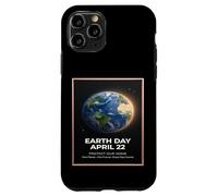 Jour de la Terre 22 Avril Vintage Globe Design Protect Our Planet Coque pour iPhone 11 Pro