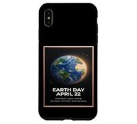 Jour de la Terre 22 Avril Vintage Globe Design Protect Our Planet Coque pour iPhone XS Max