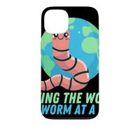 Jour de la Terre du ver de Terre sauvant Le Monde Un ver à la Fois Coque pour iPhone 13