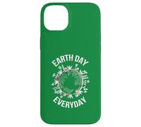 Jour de la Terre Plante Arbres Recycle Sauvetage sans Plastique Coque pour iPhone 14 Plus