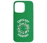Jour de la Terre Plante Arbres Recycle Sauvetage sans Plastique Coque pour iPhone 15 Pro Max