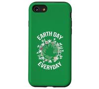 Jour de la Terre Plante Arbres Recycle Sauvetage sans Plastique Coque pour iPhone SE (2020) / 7/8