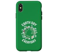 Jour de la Terre Plante Arbres Recycle Sauvetage sans Plastique Coque pour iPhone X/XS