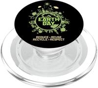 Jour de la Terre Recycler Réutiliser Respecter la Terre Mère PopSockets PopGrip pour MagSafe