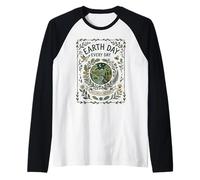 Jour de la Terre Tous Les Jours Protégez Notre planète Nature Lover Manche Raglan