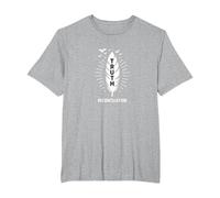 Jour de l'orange amérindien Vérité et réconciliation T-Shirt, Homme Grandes Tailles, Gris Chiné, 6X Tall