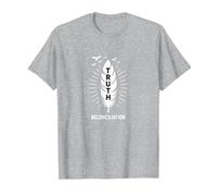 Jour de l'orange amérindien Vérité et réconciliation T-Shirt, Homme, Gris Chiné, 5XL