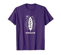 Jour de l'orange amérindien Vérité et réconciliation T-Shirt, Homme, Violet, XXL