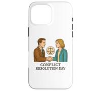 Jour de résolution des conflits Coque pour iPhone 16 Pro Max