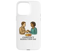 Jour de résolution des conflits en Octobre Coque pour iPhone 15 Pro Max