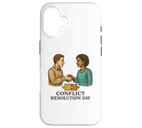 Jour de résolution des conflits en Octobre Coque pour iPhone 16
