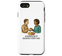 Jour de résolution des conflits en Octobre Coque pour iPhone SE (2020) / 7/8