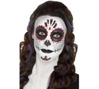 Jour De The Dead Maquillage Tatouage Kit Halloween Sucre Crâne Déguisement Femme