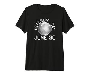 Jour des astéroïdes 30 Juin Astronomie T-Shirt Haut de Gamme