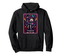 Jour des Morts Chat Mexique Alebrije Oaxaca Souvenir Sweat à Capuche