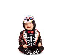 Jour Des Morts Costume Bébé (Taille 6-12m) Multicolore