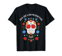 Jour des Morts Dia De Los Muertos Sugar Skull Halloween T-Shirt